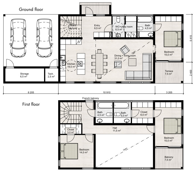 Artic Urban 150 floorplan